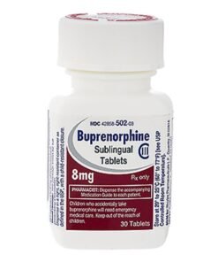 Subutex 8mg tablets on a prescription bottle – Buy Subutex 8mg online safely