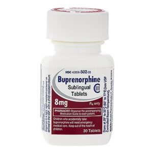 Subutex 8mg tablets on a prescription bottle – Buy Subutex 8mg online safely