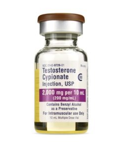 Testosterone Cypionate Injection 200 mg/mL vial, 10 mL multiple dose container