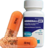 Online pharmacy website showing Adderall 30mg available for purchase