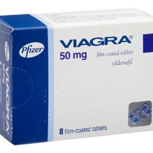 "Close-up of blue Viagra 5mg tablets used for treating erectile dysfunction"