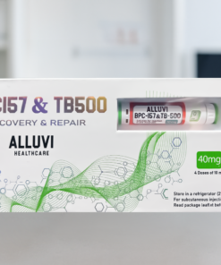 Alluvi BPC-157 & TB-500 40mg peptide vial for R&D use