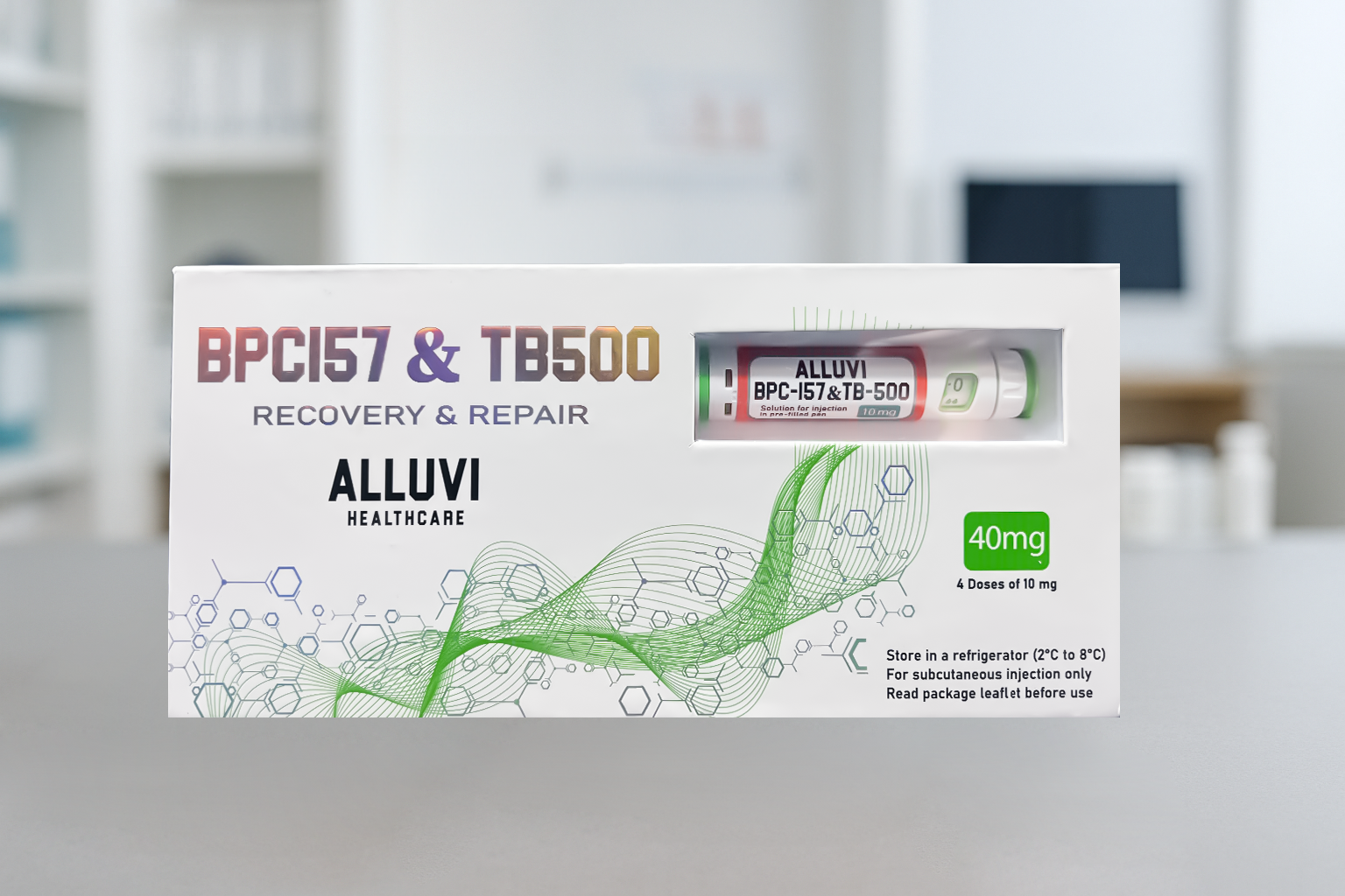 Alluvi BPC-157 & TB-500 40mg (R&D Only) | Dual Peptide Blend for Advanced Research Alluvi BPC-157 & TB-500 40mg peptide vial for R&D use