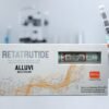 "Vial of ALLUVI Retatrutide 40mg peptide for research use