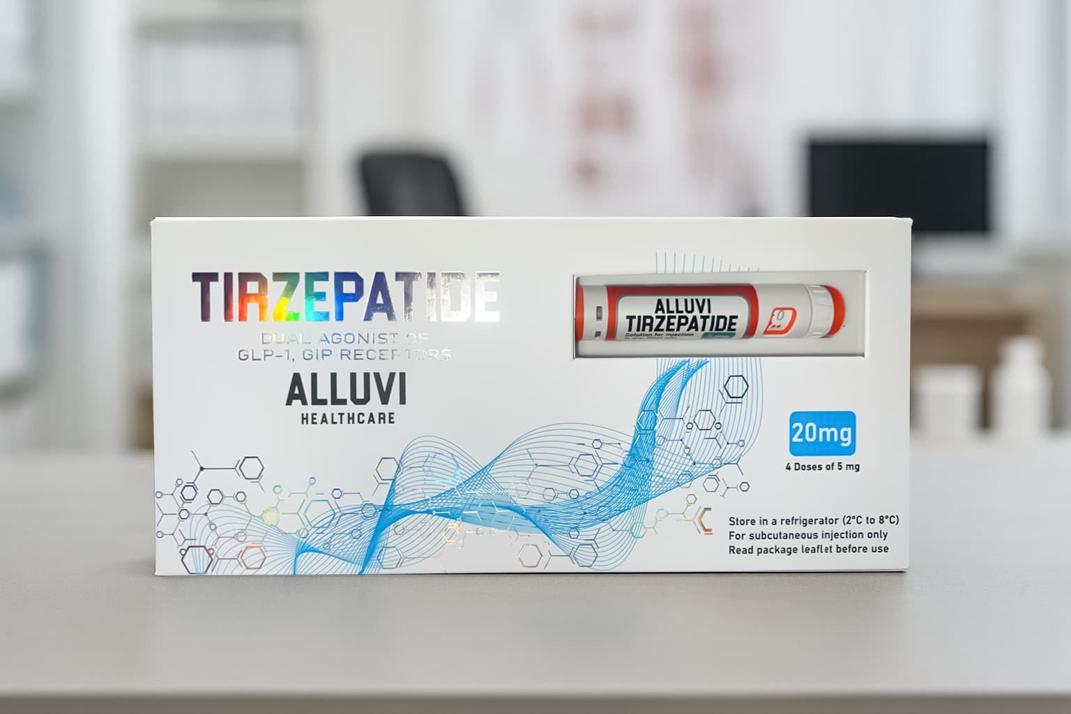Buy Alluvi Tirzepatide 20mg – Precise Dosing Peptide Pen for Lab Research Alluvi Tirzepatide 20mg research peptide pen by Alluvi Healthcare UK