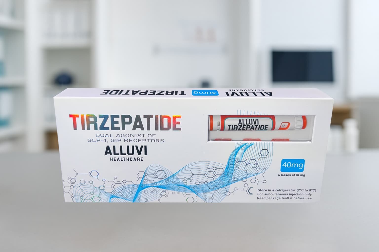 Buy Alluvi Tirzepatide 40mg – Research-Grade Peptide Pens | Alluvi Healthcare UK Alluvi Tirzepatide 40mg pen for research and development by Alluvi Healthcare UK