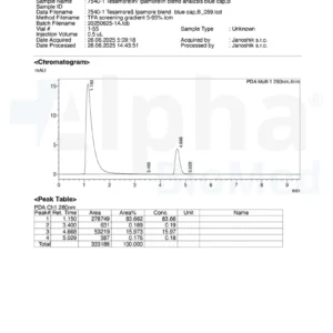 Close-up of Tesamorelin 10mg and Ipamorelin 5mg peptide injection vials