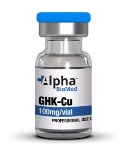 Alpha Biomed GHK-Cu peptide 100mg 6ml copper peptide vial for research