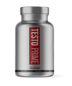TestoPrime natural testosterone booster supplement bottle – best testosterone booster for muscle gain