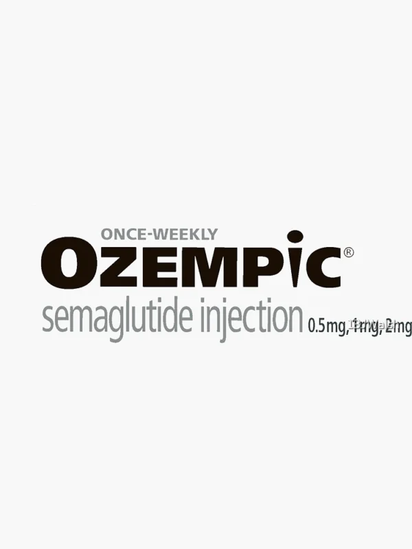 Ozempic logo with semaglutide injection dosage details for once-weekly diabetes and weight loss treatment.”