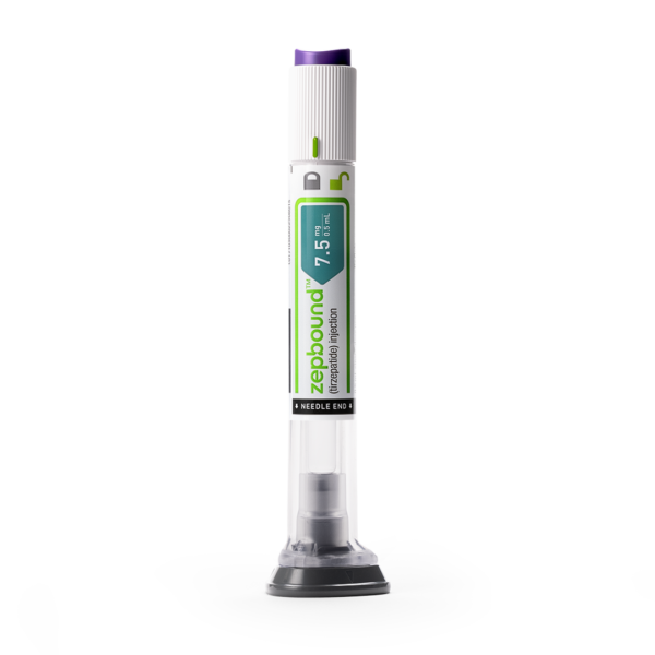 Zepbound 7.5mg tirzepatide autoinjector pen for weekly weight loss injection